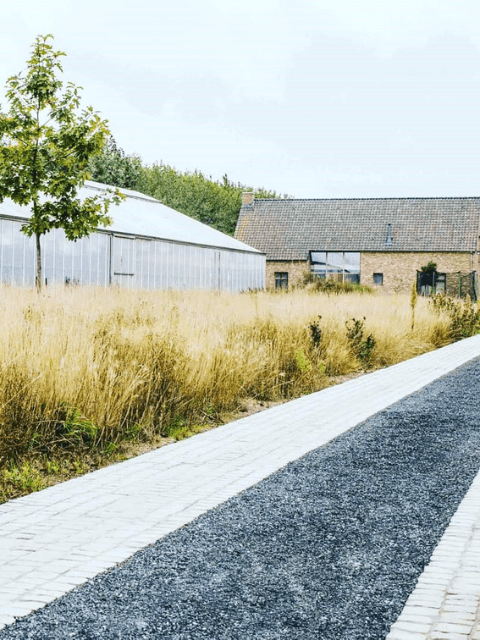 Carpet Stones in waaiervorm