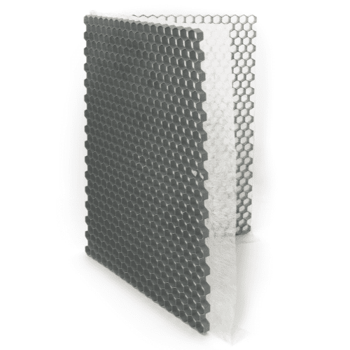 Grijze grindmat voor terras en tuinpaden, ECCOgravel grijs 3cm hoog - Jatu.be grindwebshop