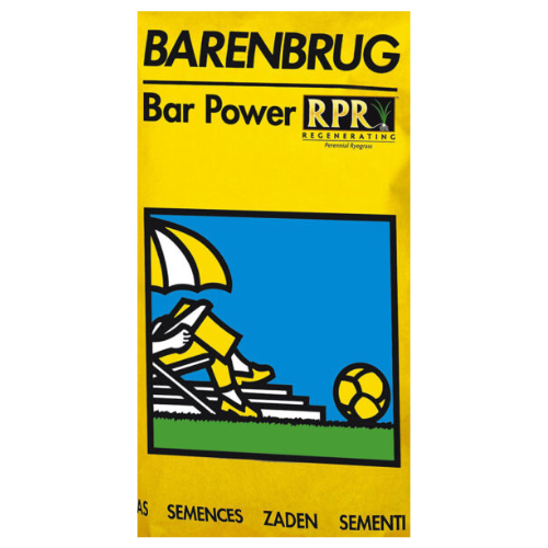 Graszaad voor sportgazon, detail product Barenbrug bar power RPR 15kg - Jatu.be expert in tuin en bodemproducten