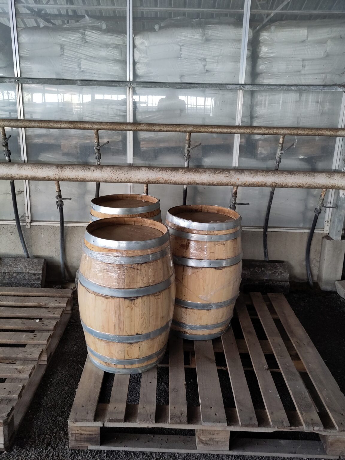 kastanje hout vat 60L