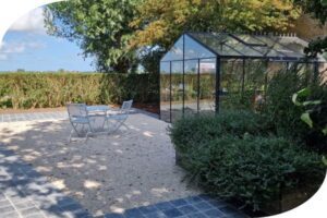zomer terras aanleg